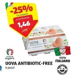 ALDI I colori del sapore uova antibiotic - free offerta