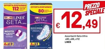 Iper La Grande Lines assorbenti seta ultra offerta