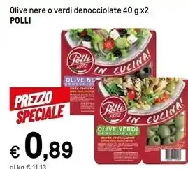 Iper La Grande Polli olive nere o verdi denocciolate offerta