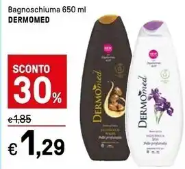 Iper La Grande Dermomed bagnoschiuma offerta