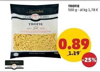 PENNY Cuor di terra trofie offerta