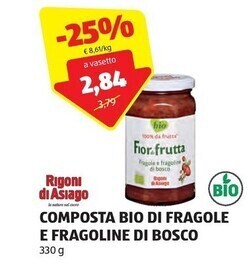 ALDI Rigoni di asiago composta bio di fragole e fragoline di bosco offerta