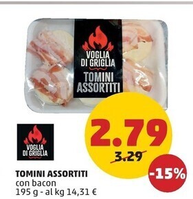 PENNY Voglia di griglia tomini assortiti offerta