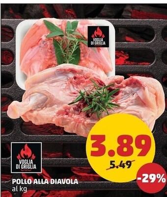 PENNY Voglia di griglia pollo alla diavola offerta