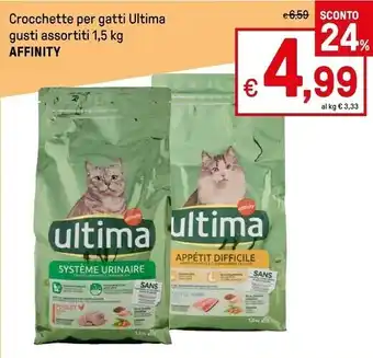 Iper La Grande Affinity crocchette per gatti ultima gusti assortiti offerta