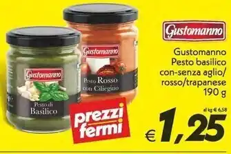 Iper Super Conveniente Gustomanno pesto offerta