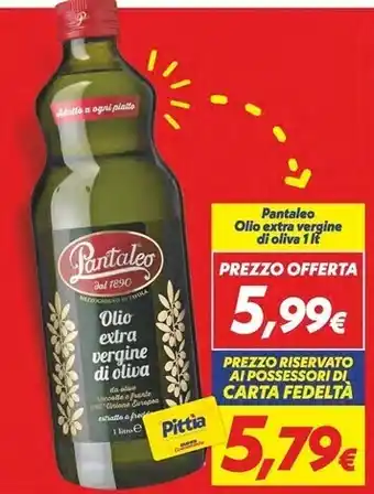 Iper Super Conveniente Pantaleo olio extra vergine di oliva offerta