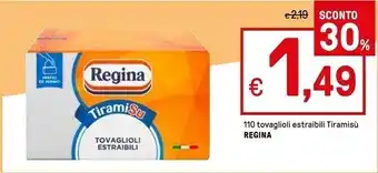 Iper La Grande Regina 110 tovaglioli estraibili tiramisù offerta