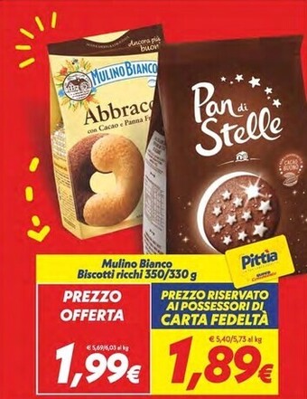 Iper Super Conveniente Mulino bianco biscotti ricchi offerta