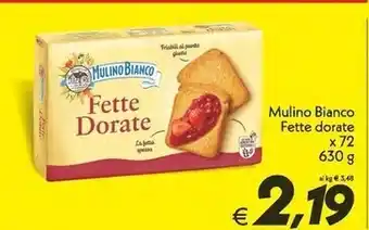 Iper Super Conveniente Mulino bianco fette biscottate offerta