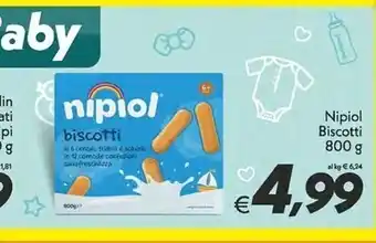 Iper Super Conveniente Nipiol biscotti offerta