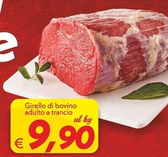 Iper Super Conveniente Girello di bovino adulto a trancio offerta
