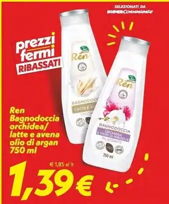 Iper Super Conveniente Ren bagnodoccia offerta