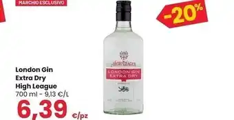 High league - london gin extra dry