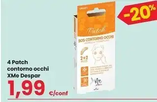 Despar 4 patch contorno occhi xme