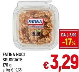 A&O Fatina noci sgusciate 170 g offerta