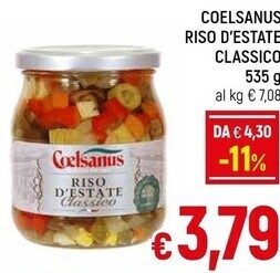 A&O Coelsanus riso d'estate classico 535 g offerta