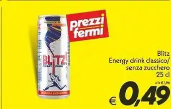 Iper Super Conveniente Blitz! energy drink classico offerta