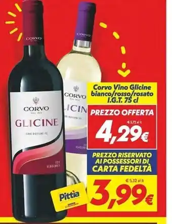 Iper Super Conveniente Corvo vino offerta