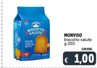 Monviso biscotto salute g 200