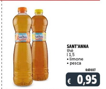 Gourmet Déco Sant'anna thè limone offerta