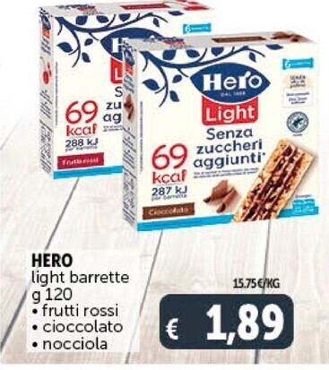 Gourmet Déco Hero light barrette frutti rossi offerta