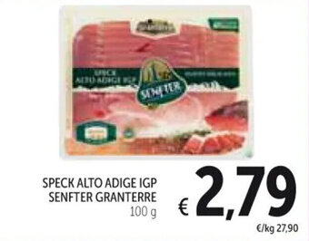 Spazio Conad SPECK ALTO ADIGE IGP SENFTER GRANTERRE 100 g offerta