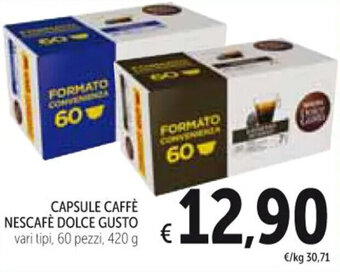 Spazio Conad CAPSULE CAFFÈ NESCAFÈ DOLCE GUSTO vari tipi, 60 pezzi, 420 g offerta