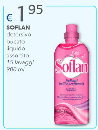 Acqua & Sapone SOFLAN detersivo bucato liquido assortito 15 lavaggi 900 ml offerta