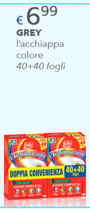 GREY l'acchiappa colore 40+40 fogli