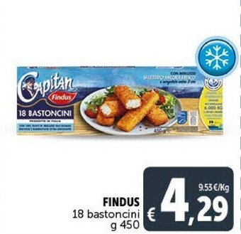 Gourmet Déco Findus 18 bastoncini offerta