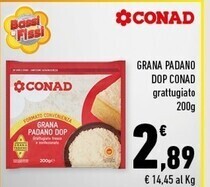 Conad Margherita Grana padano dop offerta