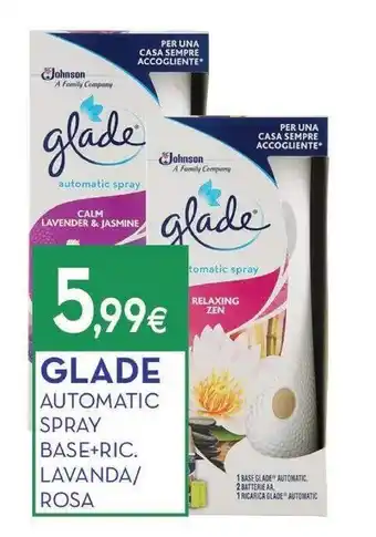 Proshop Glade automatic spray lavender&jasmine offerta