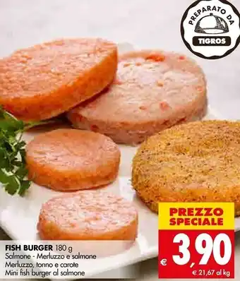 Tigros Fish burger offerta