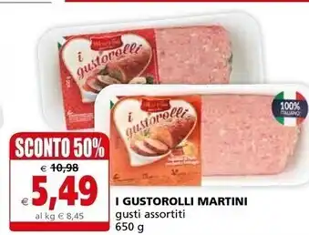 Il Gigante Martini i gustorolli offerta