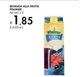 Bennet Pfanner bevanda alla frutta offerta