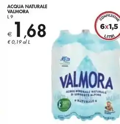 Bennet Valmora acqua naturale offerta