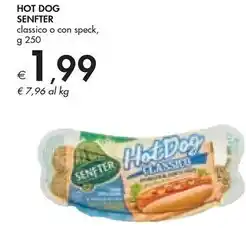 Bennet Senfter hot dog offerta
