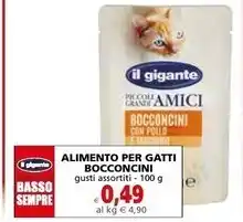 Il Gigante Il gigante alimento per gatti bocconcini offerta