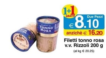 Rizzoli filetti tonno rosa v.v.