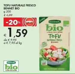 Bennet Bennet bio - tofu naturale fresco offerta
