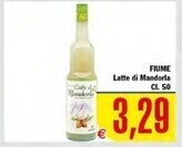Conté Supermercati Fiume latte di mandorla offerta