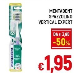 A&O Mentadent spazzolino vertical expert offerta