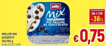 A&O Muller mix assortiti 120/150 g offerta