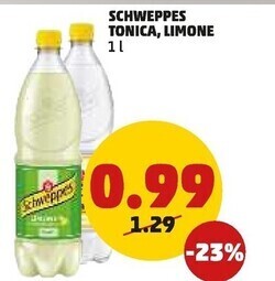 PENNY Schweppes tonica, limone offerta