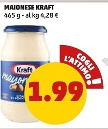 PENNY Kraft maionese offerta