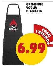 Voglia di griglia grembiule