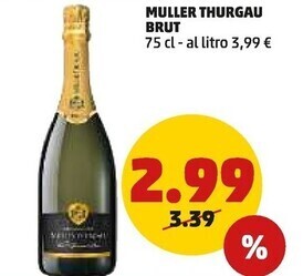 PENNY Muller thurgau brut offerta