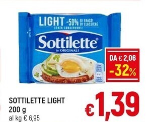 A&O Sottilette light offerta