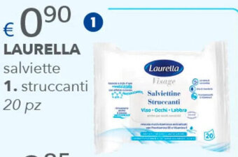 LAURELLA salviette struccanti 20 pz